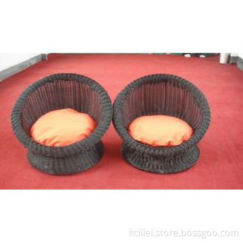 Wicker Pet Bed With Powder Coated Aluminum Frame , 510Lx490
